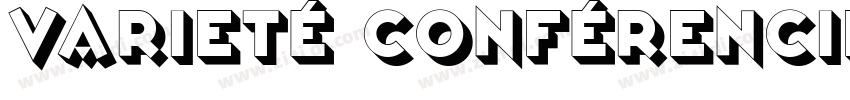 Varieté Conférencier字体转换